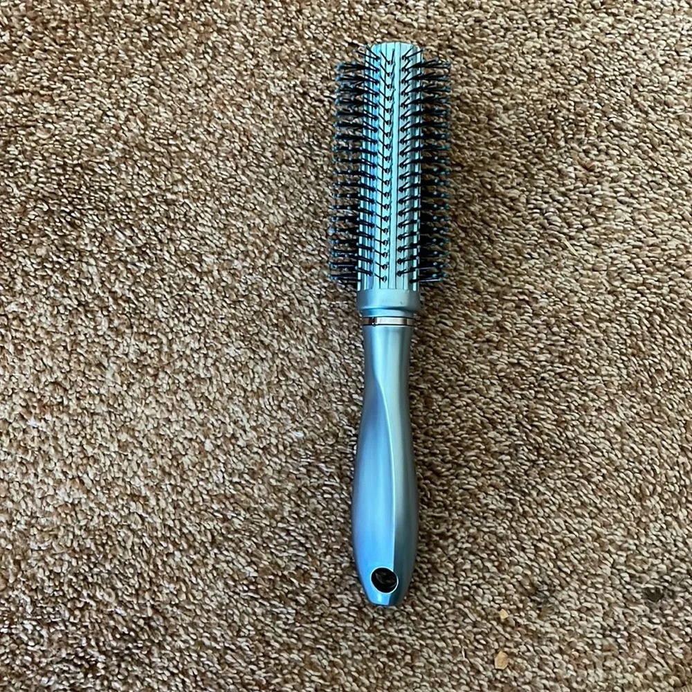 Blue Round Hairbrush
